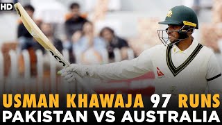 Usman Khawaja 97 Runs | Pakistan vs Australia | 1st Test Day 3 | PCB | MM2L