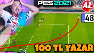 35 METRE BU GOL TARİHE GEÇER! TANTUNİSPOR EFSANESİ NAKAMURA GELİYOR! | PES 2021 ANALİG #48