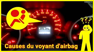 Les raisons de l'allumage du voyant d'airbag | SIMOAUTO