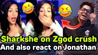 Sharkshe react on Zgod crush 😂 Jonathan guess kronten favourite IPL team 🔥