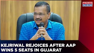 'Huge Achievement For Our Party' : Arvind Kejriwal After AAP Wins 5 Seats In Gujarat | Election News