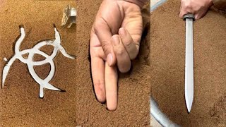 Rural boy forges various tools from scrap iron! So Amazing !!! #decompression video #handmade #cast