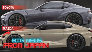 LATEST NEWS FROM JAPAN: MAZDA \u0026 TOYOTA CO-DEVELOPING NEW SPORTS CAR INCLUDING NEXT GEN GR SUPRA