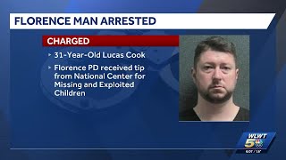 Police: Tip leads Florence man arrested, charged with over 50 counts of child porn possession