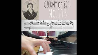 【CZERNY Op.821 No.113番】ツェルニー 8小節の練習曲 第113番