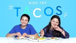 Kids Try Tacos from Around the World | Kids Try | HiHo Kids