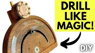 One Tool, Endless Angle Possibilities! DIY Drill Press Protractor #diytools #protractor #woodworking