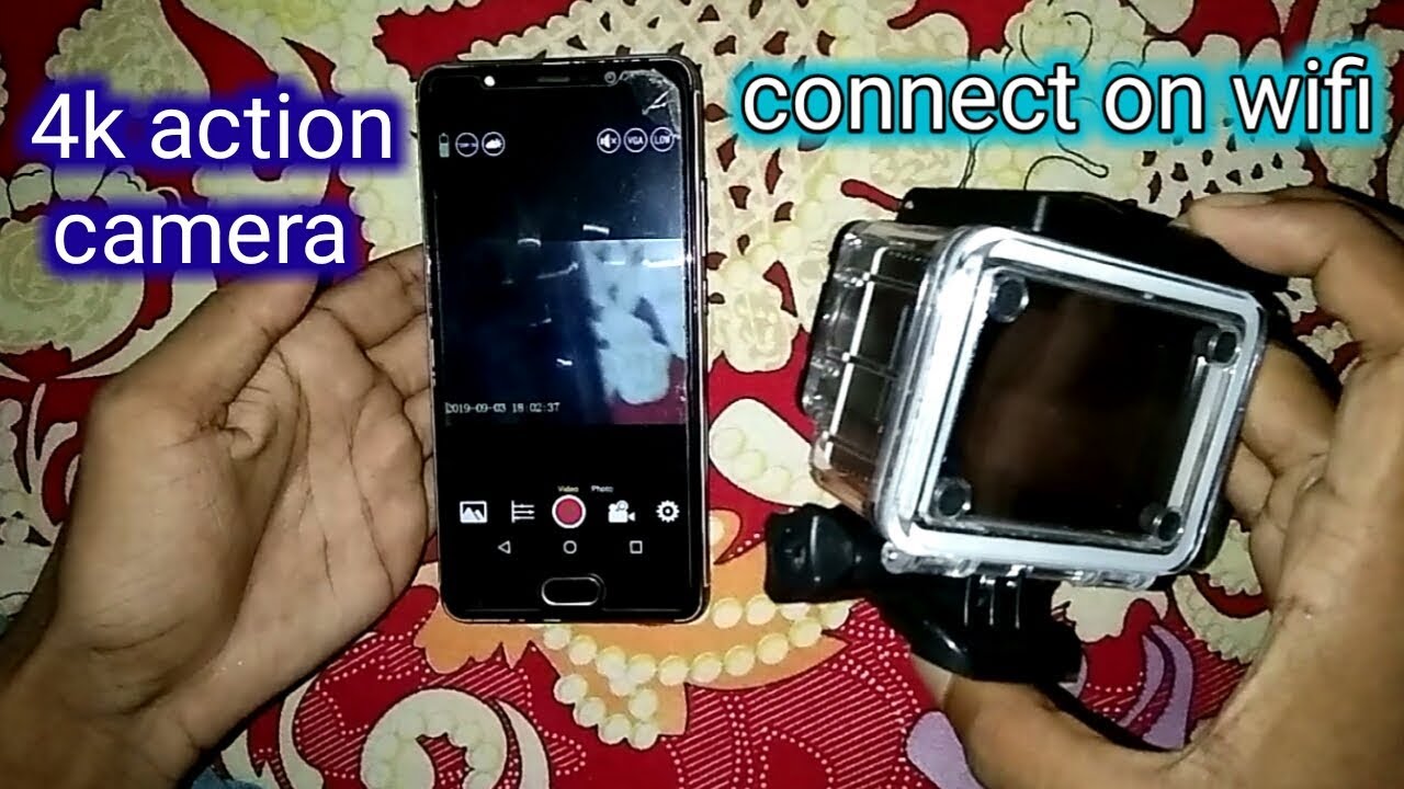 How To Connect 4k Action Camera On Smart Phone In Bangla |wifi Action ...