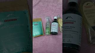 Unboxing Alps goodness Rosemary water, Alps goodness Biotin, Fenugreek shampoo #youtube shots