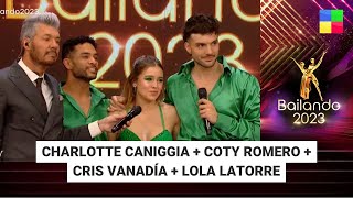 Charlotte Caniggia + Coty Romero + Cris Vanadia - #Bailando2023 | Programa completo (10/11/23)