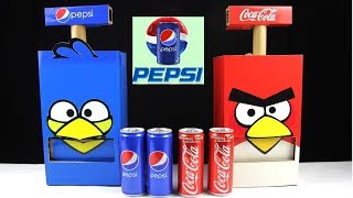How to make Pepsi Vending Machine at Home - DIY Cardboard Vending Machine