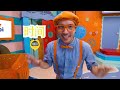 比利皮造访翻滚机器人店 blippi 中文版 儿童教育视频 实景探索