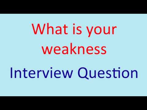 Common Interview Questions በአማርኛ- What Is Your Weakness- How To Answer ...