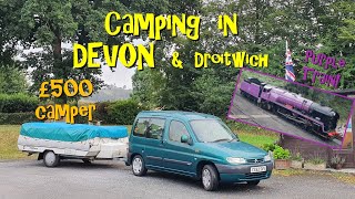 Camping in Devon & Droitwich - more adventures in our £500 camper