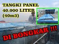 BONGKAR TANGKI PANEL 40M3 DI SERANG