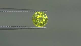 1.08CT LR NATURAL GREEN YELLOW SAPPHIRE PERFECT ROUND SHAPE PRECIOUS GEMSTONE AT EBAY