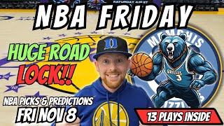 NBA Picks Today | NBA Picks 11/8/2024 | NBA Friday Picks November 8 2024 NBA Free Picks Tonight