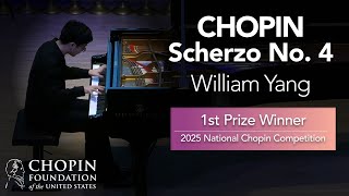 WILLIAM YANG – Scherzo No. 4 in E major, Op. 54 (11th National Chopin Competition, semifinals)