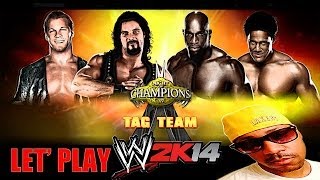 WWE 2K14 | Kevin Nash & Chris Jericho vs The PrimeTime Players | Tag Team Match