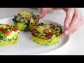 EGG MUFFINS (3 WAYS)  healthy breakfast meal prep recipe
