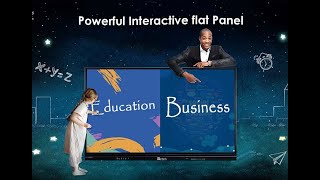 65″ 75″ 86″ 4K Interactive Flat Panel Display Wireless Sharing Screen for Conference and Education.