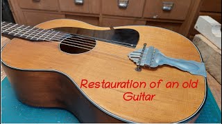 Restauration einer alten Wandergitarre