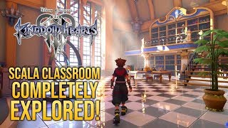 Kingdom Hearts 3 - Exploring The Scala Ad Caelum Class Room In Full Room Hack