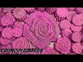 Pink Glittery Mix | Pink Roses & Flowers | Oddly Satisfying | ASMR | Sleep Aid