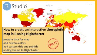 Data Visualization | Geo-spatial | How to create interactive choropleth map in R using Highcharter
