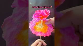 Valentine’s Day Flower #diy #flower #usa #500 #valentineday #diewithsmile #valentinediys