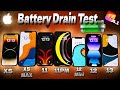 iPhone 13 ∼ 12 ∼ 12 Mini ∼ 11 Pro Max ∼ 11 ∼ XS Max ∼ XS Battery Drain Life Test 2024 | IOS 17.4.1