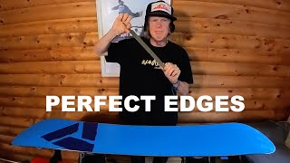 How to tune PERFECT Snowboard Edges!