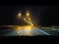 dashcam drive from hökarängen and out to torö in the night