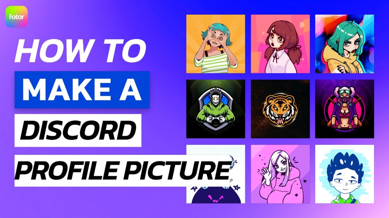 How To Make A Discord Profile Picture - YouTube