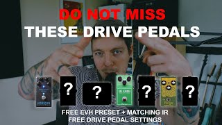 Line6 Helix Drive Pedal Shootout! | Free Preset + IR \u0026 Drive Pedal Settings