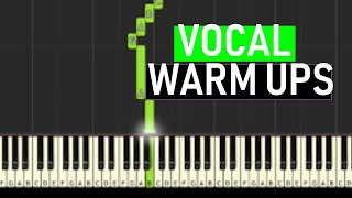 ♬ VOCAL WARM UPS #3 Minor Harmonic Scales 14 mins - By Soulphonic ♬