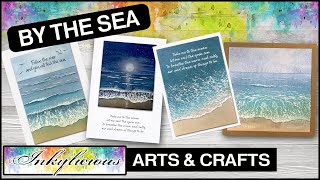 Inkylicious By The Sea - How To  Stamp Sea & Beach Scene