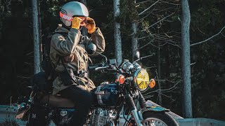 [Yamaha SR400] Pleasant spring morning activity (1/2) |  Sound of nature ASMR