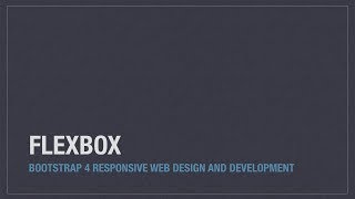 Bootstrap 4 (Alpha 6) utilities: Flexbox
