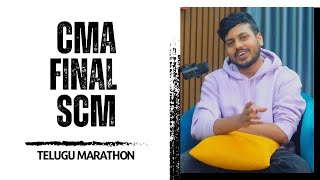 CMA FINAL SCM MARATHON || IN TELUGU || DEVANSH INSTITUTE || CA DEVI PRASAD ||