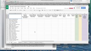 Creating a Bookmark with our Interventions Google Document