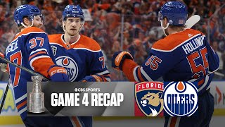 2024 Stanley Cup Final: McDavid LEADS Oilers OFFENSIVE CLINIC to force Game 5 | CBS Sports