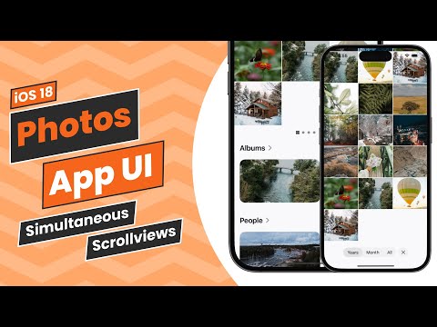 Nueva interfaz de usuario de la aplicación Fotos de iOS 18: vistas de desplazamiento simultáneas – SwiftUI