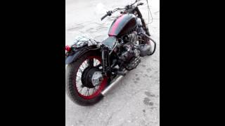 Dnepr custom cafe racer bobber. Start, drive, reverse