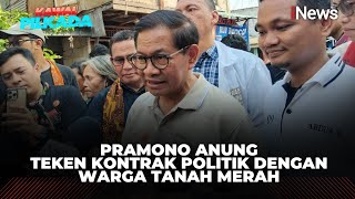 Pramono Anung Teken Kontrak Politik dengan Warga Tanah Merah, Apa Isinya?