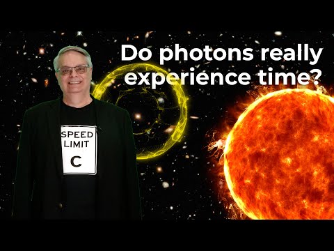 Does a photon experience space?