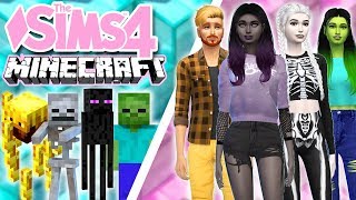 💙 Minecraft Mobs in Sims 4 CAS