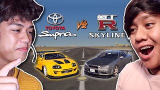 Nissan Skyline Vs Toyota Supra Ni Vonordonayt  Intense Race