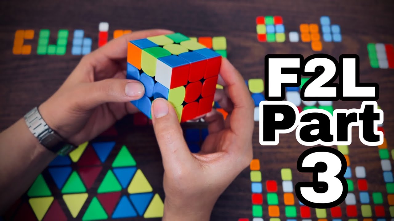 Rubik S Cube F2l Algorithms Cfop Method Part 3 Youtube