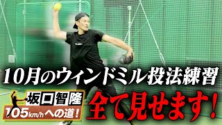 【超進化に唖然】坂口智隆がソフトボール105キロ挑戦で目にわかる進化！